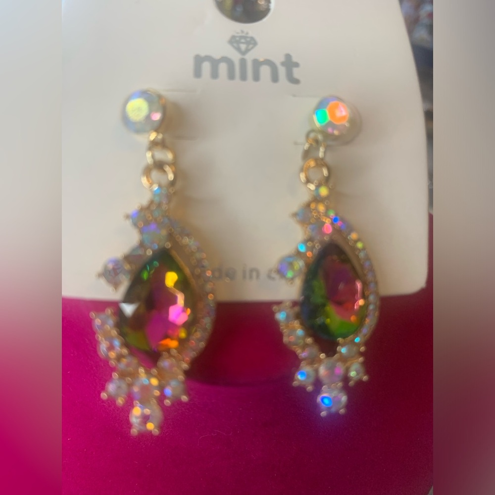 Glass earrings